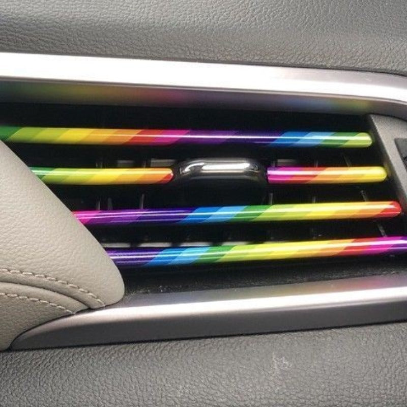 Car Air Vent Decoration Modification Supplies Self-adhesive Electroplated Clips