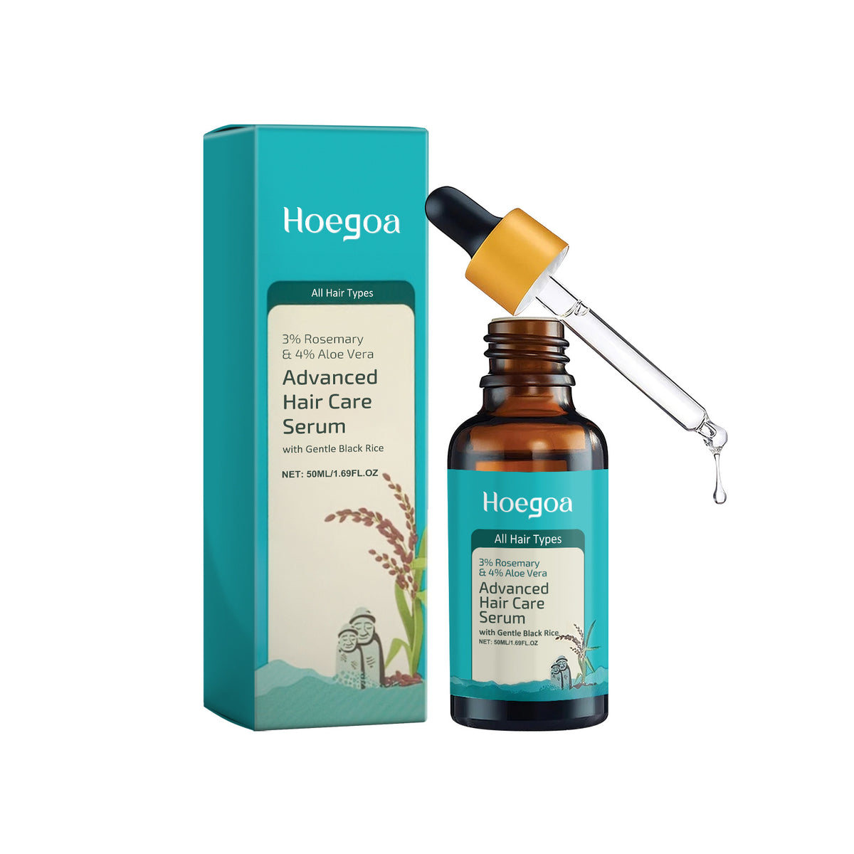 HOEGOA Men's Deep Nourishing Hair Follicle Scalp Care Essence