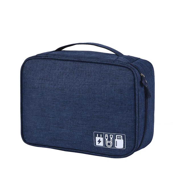 Travel Gadget Cable Storage Bag Organizer Digital Electronic Organizer Portable USB Data Line Charger Plug Power Bank Mobile