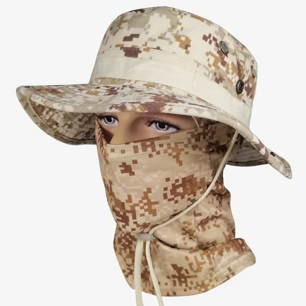 🔥🔥 Cooling neck cover mask jungle hat set!