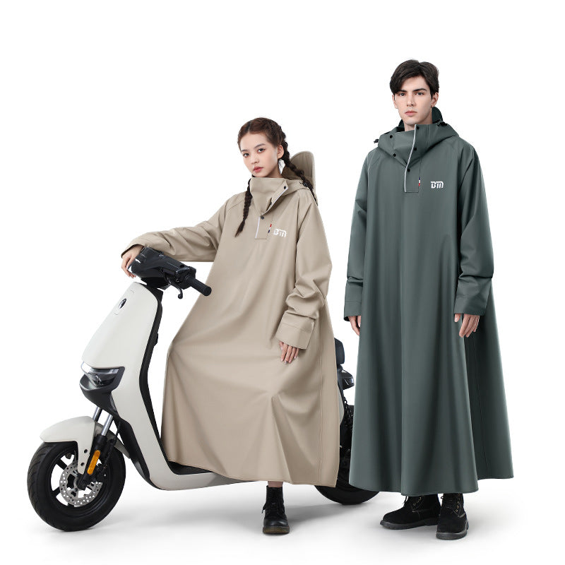 Extended Soft Motorcycle Raincoat