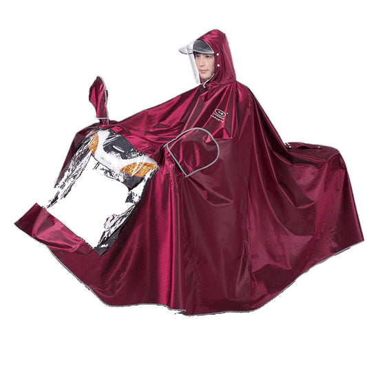 Thick and Durable Dual Motorcycle Raincoat