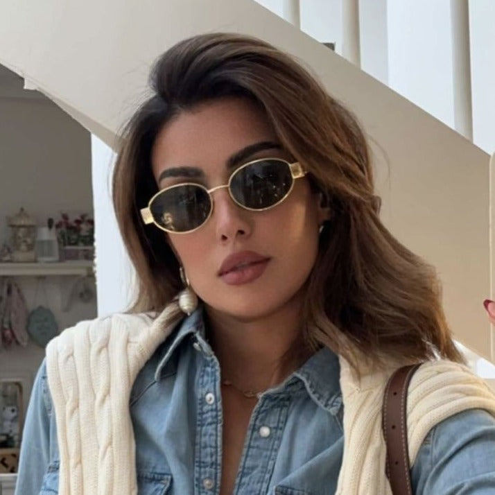 [ Prague ] Retro Metal Sunglasses - projectshades