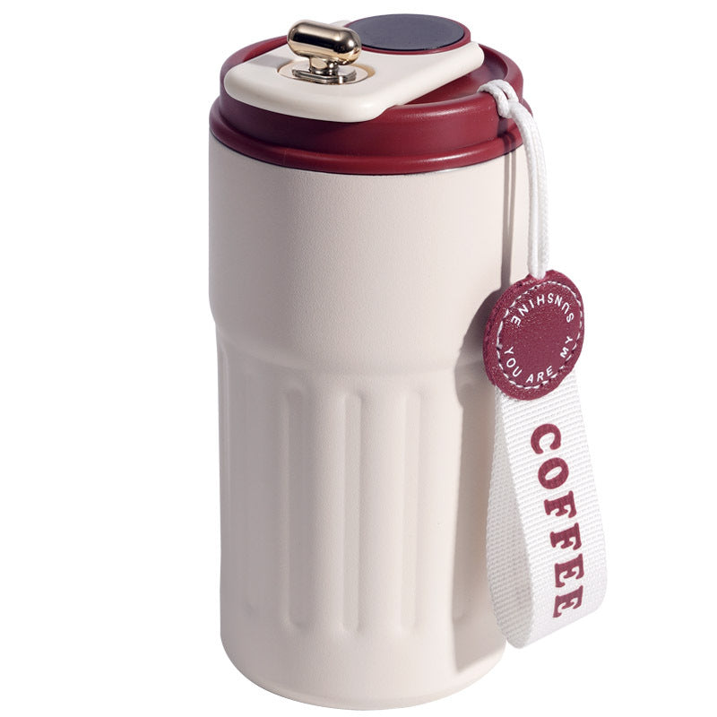 Digital Display Coffee Cup 316 Stainless Steel Intelligent Temperature Measurement Thermos Cup